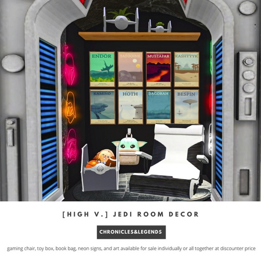 [high v.] chubby galaxy room decor