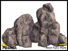 Meshuga Landscape - Big Rock Boulder FULL PERM MESH