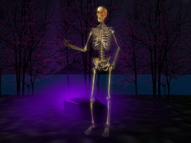 Funny animated Skeleton
