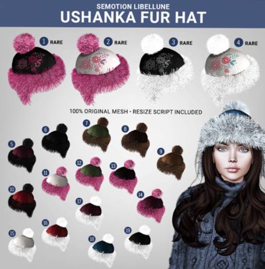 SEmotion Libellune Ushanka Fur Hat #9