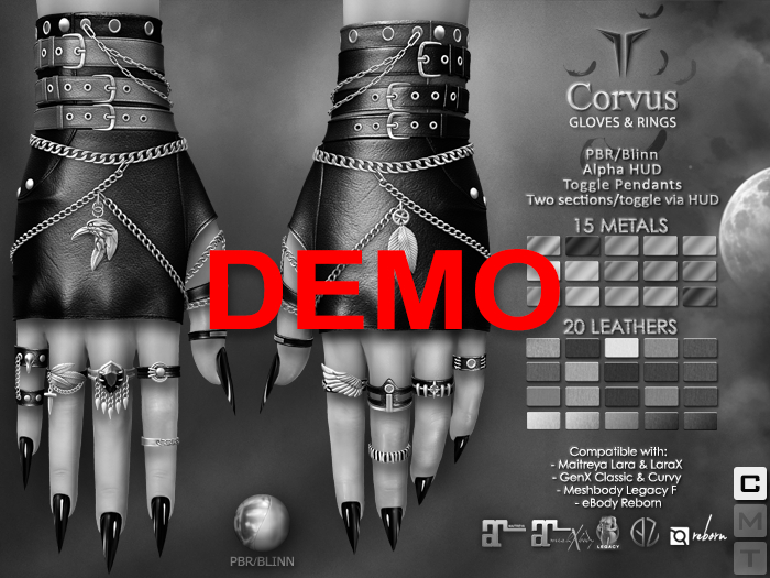 **RE** Corvus Gloves & Rings DEMO