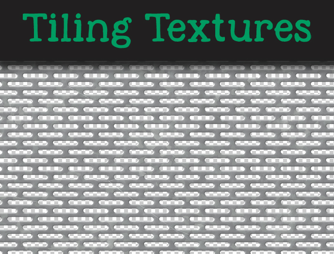 Horizontal Lines Perforated Metal Sheet - Seamless texture