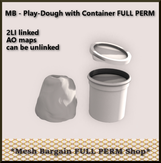 MB - Play-Dough with Container FULL PERM