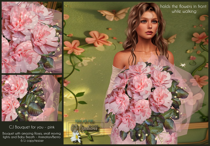 CJ Bouquet for you - pink 