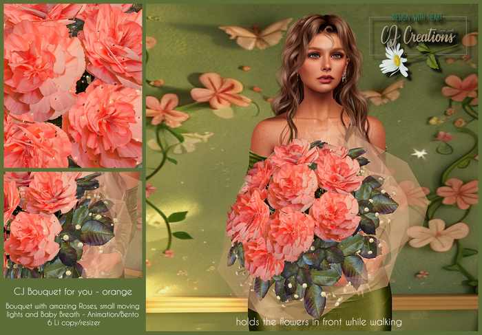 CJ Bouquet for you - orange