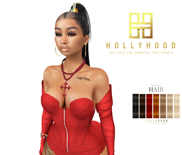 DEMO Hollyhood Hair - Crystal Ponytail