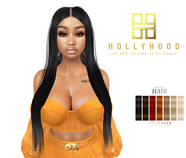 Hollyhood Hair - 40 Inch Buss down Middle Part