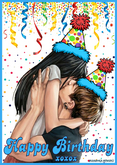1165 - Happy Birthday - Greeting Card