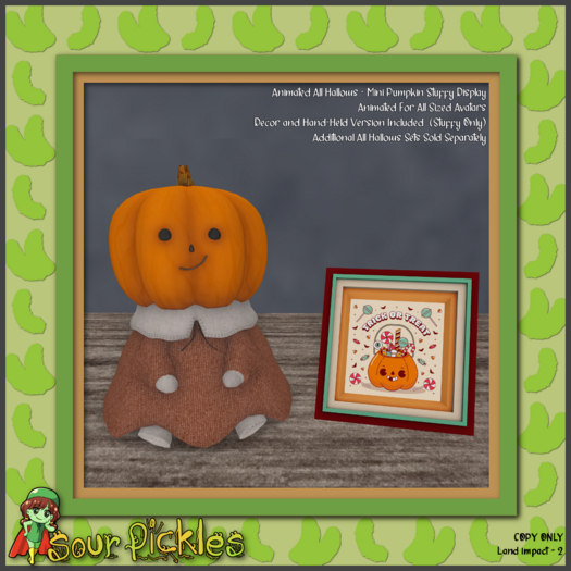 [SP] All Hallows - Mini Pumpkin Stuffy Display