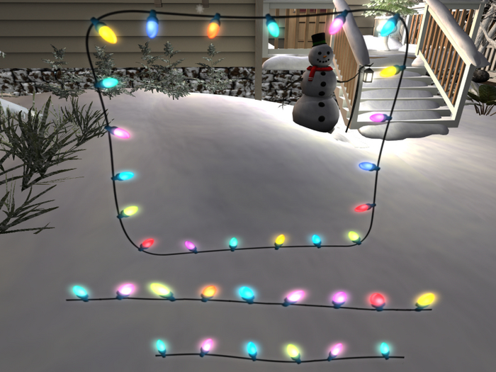 Christmas Lights Square & Strings