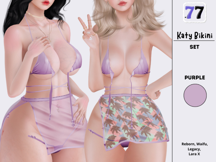 77Store - Katy Bikini - Purple