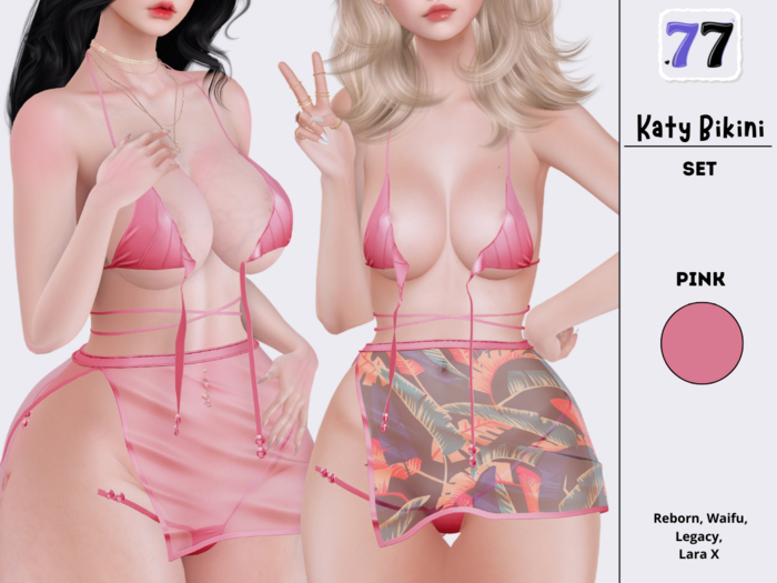 77Store - Katy Bikini - Pink