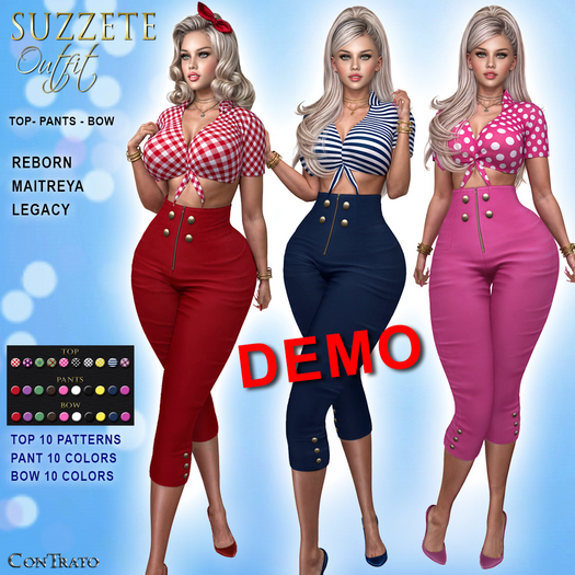[ConTrato] Suzzete Pinup Outfit DEMO