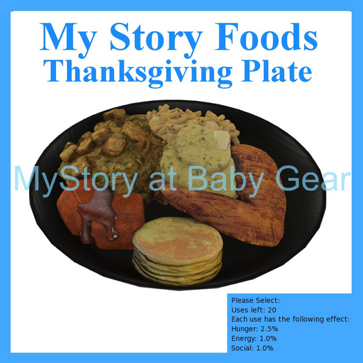 TEXTURE ThanksgivingPlate - [MyStory] 1