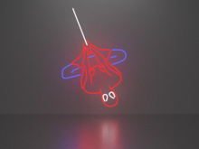 Spider-man neon sign Full Permission
