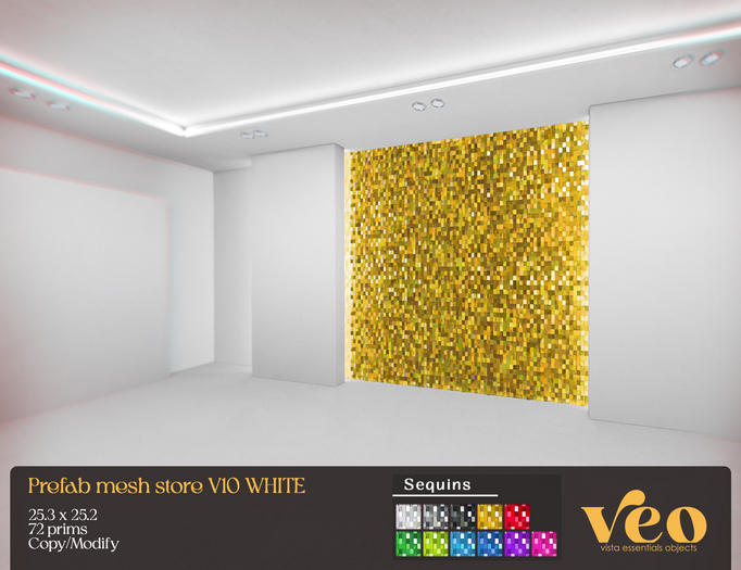 VEO// Prefab mesh store V10 WHITE
