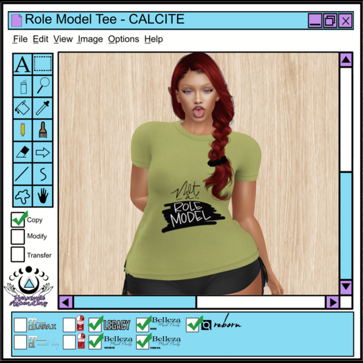 [HA]  ROLE MODEL Tee - CALCITE -