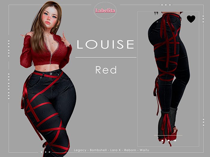 [LABELITA] Louise Outfit Red