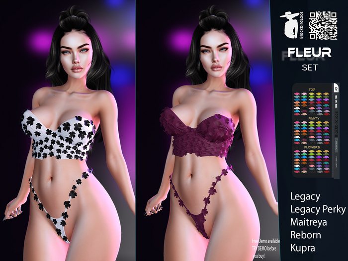 50 off >>Fleur  Set by BlackbirdLace