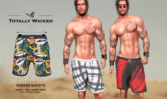 Totally Wicked - Parker shorts_C11