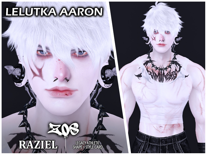 ZOS. Raziel Shape Lelutka Aaron (EvoX) 4.0