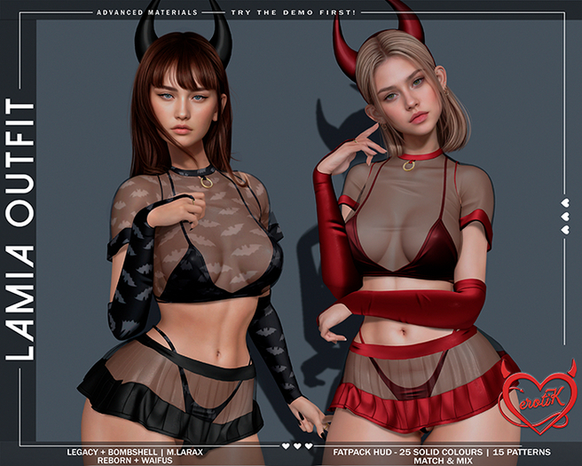 [erotiK] Lamia Outfit FATPACK