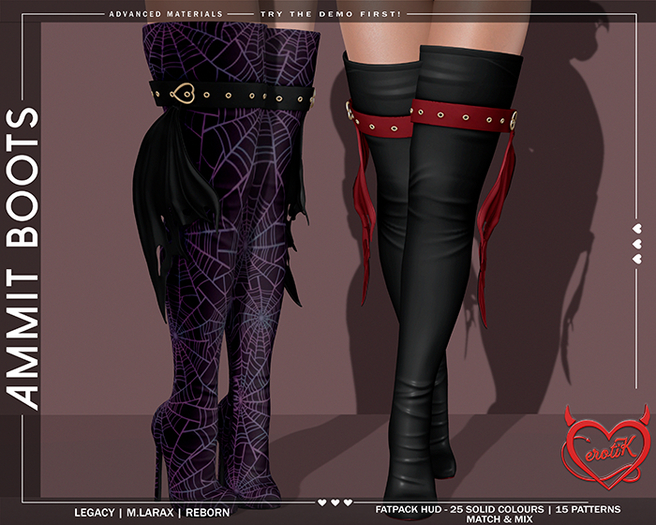 [erotiK] Ammit Boots FATPACK