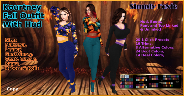 Kourtney Fall Outfit With Hud (Boxed) ADD