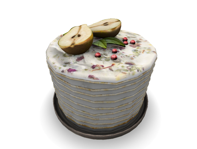 ionic :  Pear white cake
