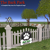 THE BARK PARK - A Puppy and Dog Park Fenced Play Area 