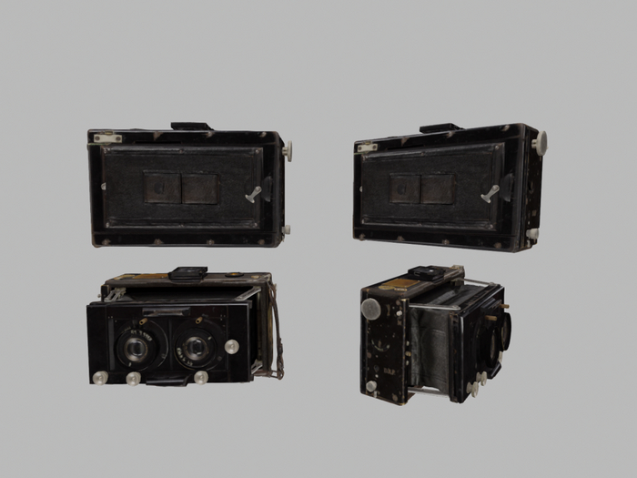 stereoscopic camera by heinrich ernemann (1916)