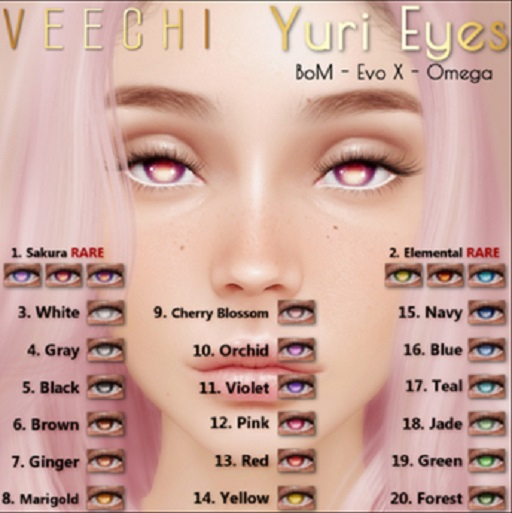 2. Veechi Yuri Eyes Elemental RARE