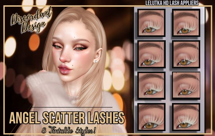 Tintable Lashes: Angel Scatter - Lel HD