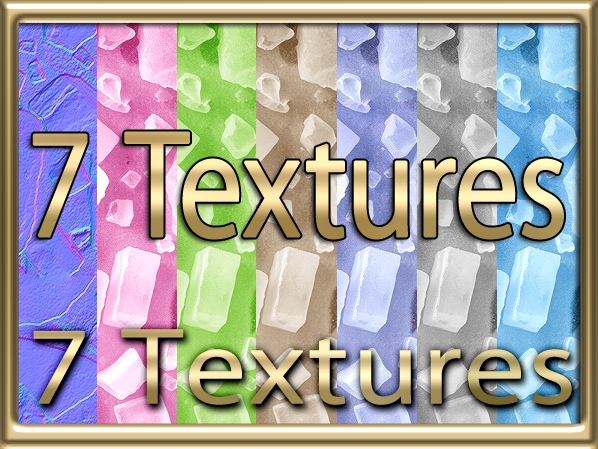 Second Life Marketplace - Zoy Texture [ Frosted Crystal Seamless 01 ] 7 ...