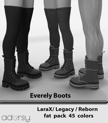 adorsy - Everely Shoes DEMO - LaraX/Legacy/PetiteX/Reborn