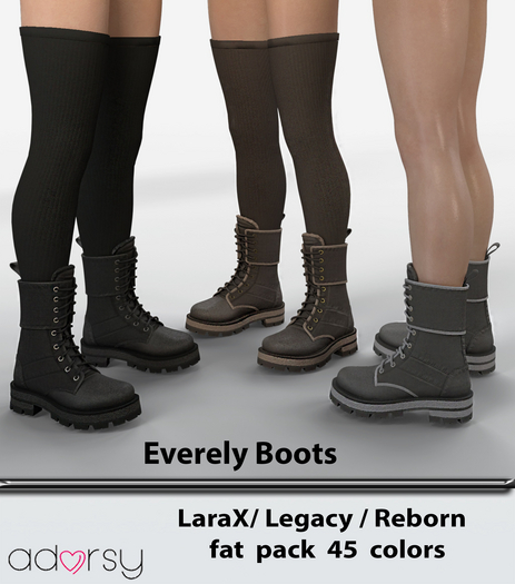 adorsy - Everely Shoes Fatpack - LaraX/Legacy/PetiteX/Reborn