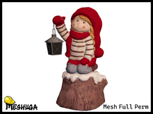 Meshuga Christmas Little Elf Statue FULL PERM MESH