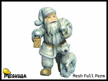 Meshuga Christmas Santa & Lamb Statue FULL PERM MESH