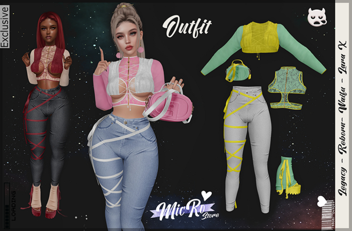 - MicRo - Outfit Danielle Birch Yellow