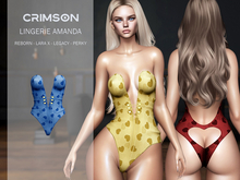 [CRIMSON] Lingerie Amanda Blue 