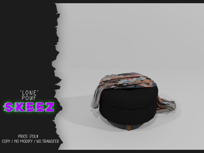 SKEEZ // LONE POUF