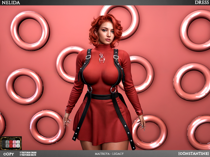 [JC CONSTANTINE] Nelida Dress FullPack