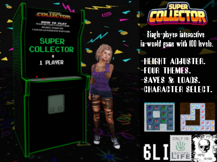 Grimly Fiendish - Super Collector Arcade Game