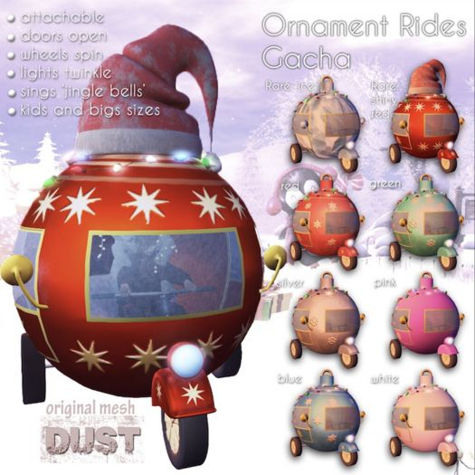 1 DUST: Ornament Car Ice RARE