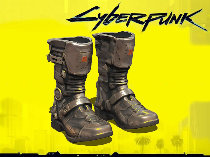 Cyberpunk Heavy Boots  PBR  Giftable / Transferable