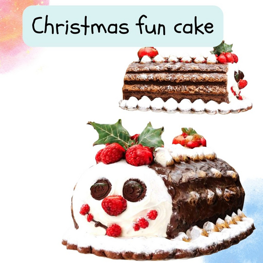 "MB" Christmas fun cake