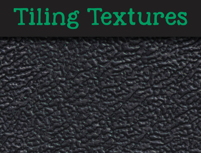 Black fake leather - Seamless texture