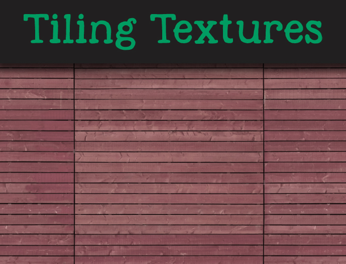Decorative wood plank facade - Seamless texture