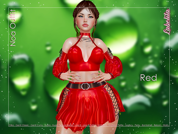 [LABELITA] Noa Outfit Red