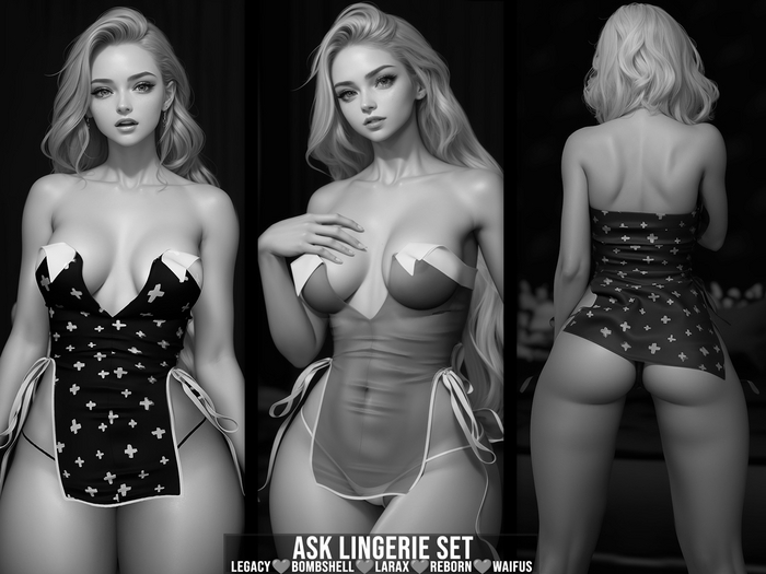 [LECASTLE] Ask Lingerie Set *DEMO*
